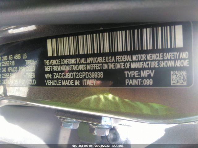 ZACCJBDT2GPD39938 Jeep Renegade Limited