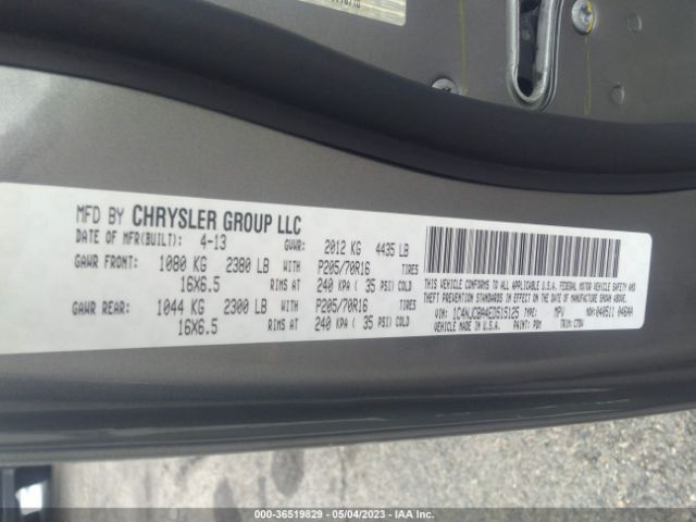 1C4NJCBA4ED515125 Jeep Compass Sport