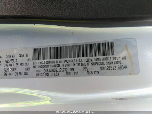 1C4BJWDG5GL171772 Jeep Wrangler Unlimited Sport