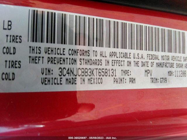 3C4NJCBB3KT658131 Jeep Compass Altitude