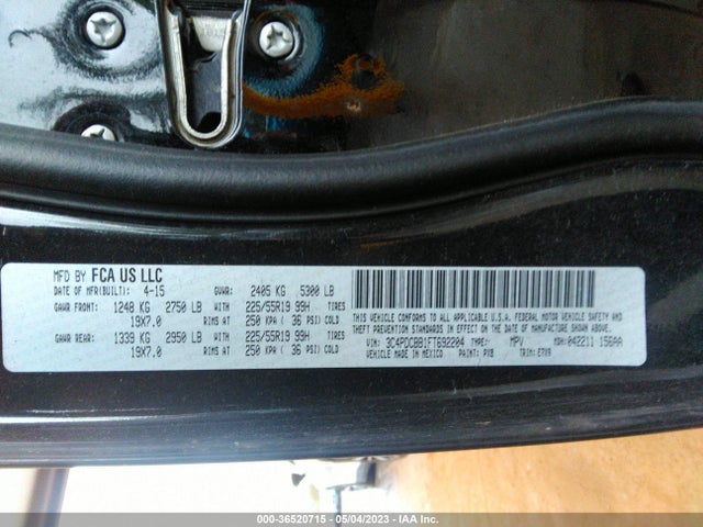 Dodge Journey Sxt 2015 3C4PDCBB1FT692204 Image 10