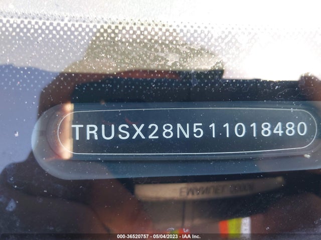 2001 AUDI TT VIN: TRUSX28N511018480