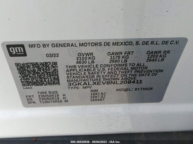 GMC Terrain Denali 2022 3GKALXEV8NL208411 Image 9