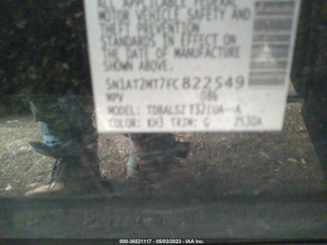 5N1AT2MT7FC822549 Nissan Rogue Sl