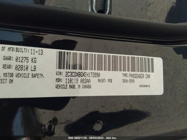 Dodge Charger Se 2014 2C3CDXBGXEH173990 Image 9
