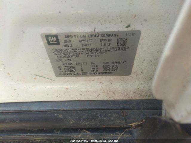 KL4CJASB6HB112469 Buick Encore Preferred
