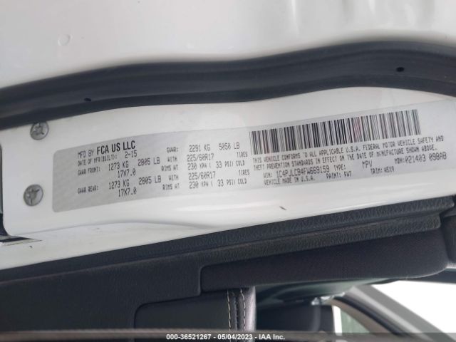 1C4PJLCB4FW669159 Jeep Cherokee Latitude