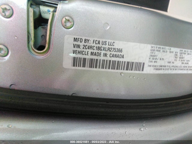 Chrysler Pacifica Touring L 2020 2C4RC1BGXLR275366 Image 9