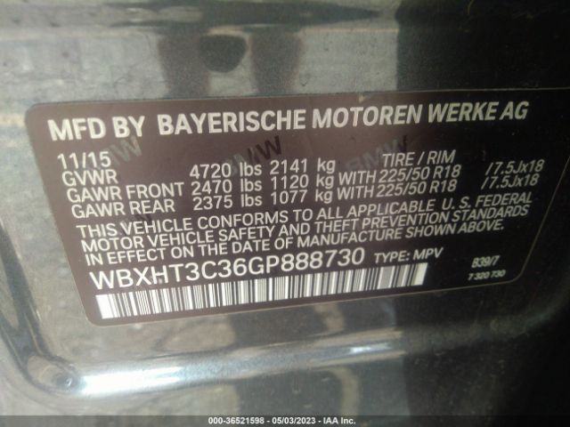 WBXHT3C36GP888730 BMW X1 Xdrive28i