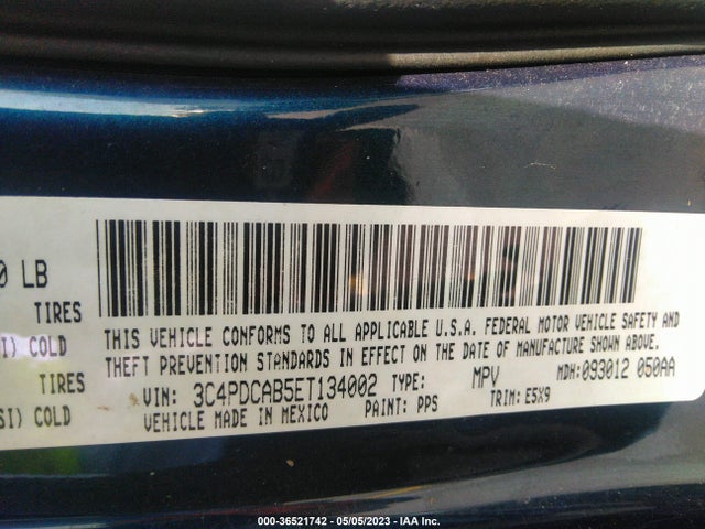 Dodge Journey American Value Pkg 2014 3C4PDCAB5ET134002 Image 9