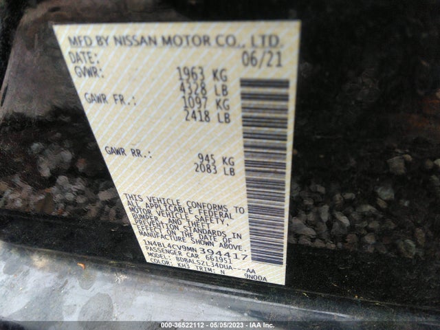 Nissan Altima 2.5 Sr 2021 1N4BL4CV9MN394417 Image 10