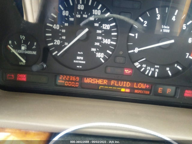 1994 BMW 740 I AUTOMATIC VIN: WBAGD4320RDE67853