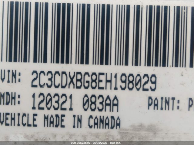 2C3CDXBG8EH198029 Dodge Charger Se