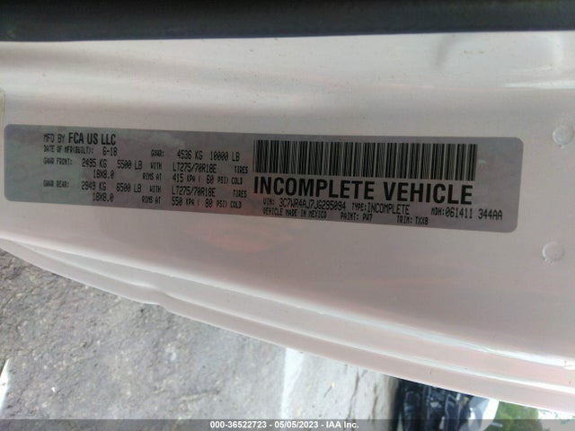 RAM 2500 Tradesman 2018 3C7WR4AJ7JG295094 Image 10