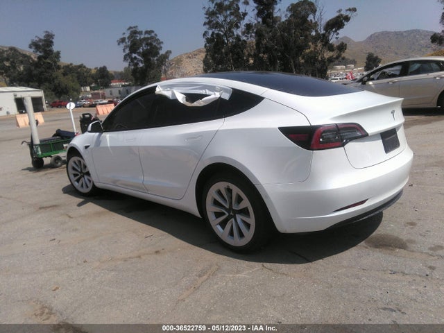 Tesla MODEL 3 2022 5YJ3E1EA2NF346758 Image 3