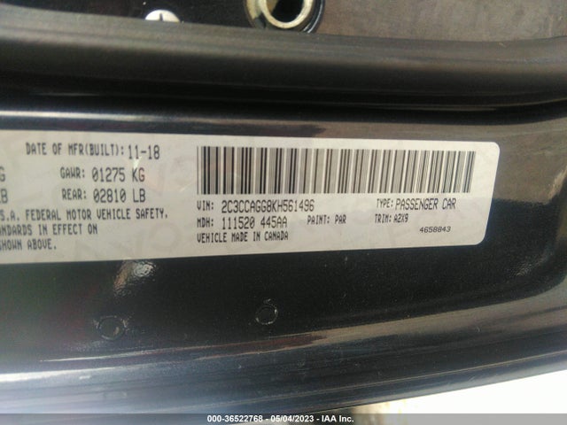 Chrysler 300 300s 2019 2C3CCAGG8KH561496 Image 9