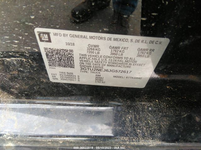 3GTU2NEJ6JG572617 GMC Sierra 1500 Slt