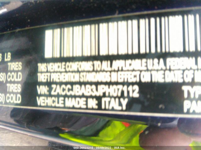 ZACCJBAB3JPH07112 Jeep Renegade Sport