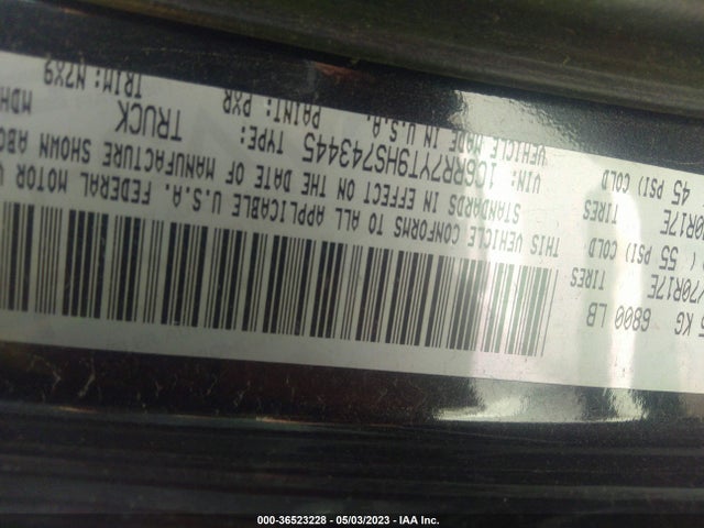 1C6RR7YT9HS743445 RAM 1500 Rebel
