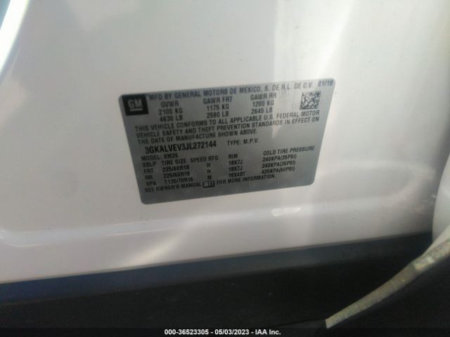 3GKALVEV3JL272144 GMC Terrain Slt