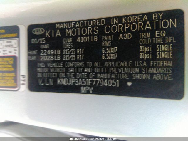 KNDJP3A51F7794051 KIA SOUL +