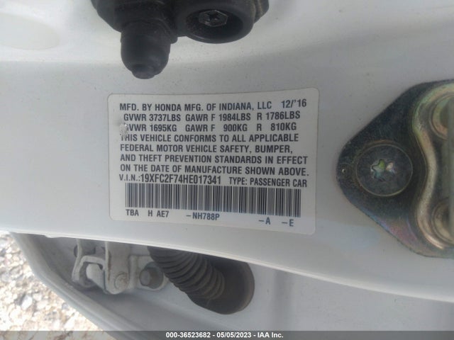 Honda Civic Sedan Ex 2017 19XFC2F74HE017341 Image 9
