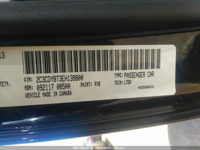 2C3CDYBT3EH139800 Dodge Challenger R/t