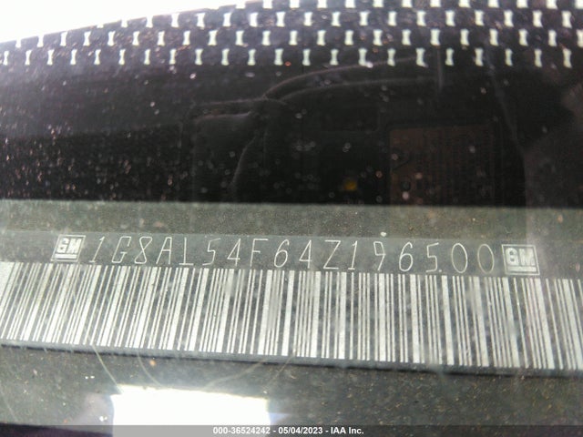 2004 SATURN ION 3 VIN: 1G8AL54F64Z196500