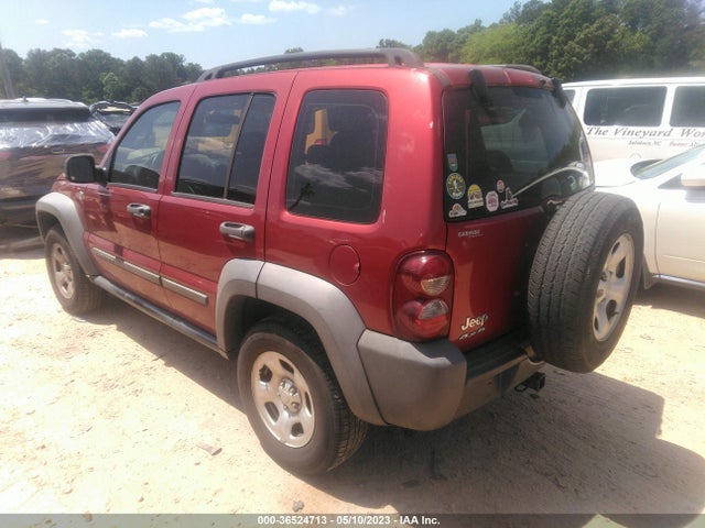 2007 JEEP LIBERTY SPORT VIN: 1J4GL48K37W543041