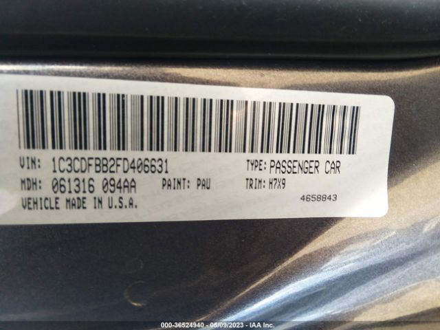 1C3CDFBB2FD406631 Dodge DART SXT