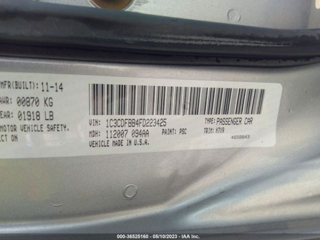 1C3CDFBB4FD223425 Dodge DART SXT