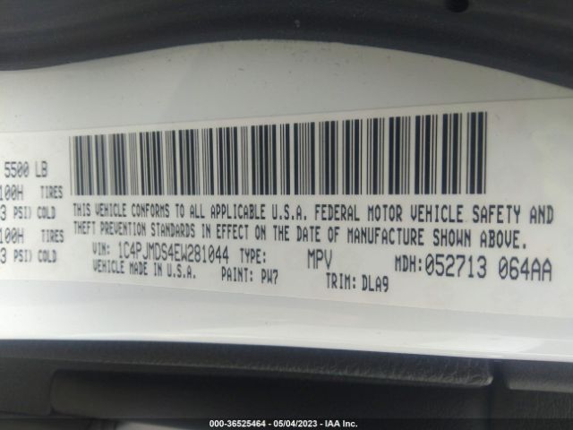 1C4PJMDS4EW281044 Jeep Cherokee Limited