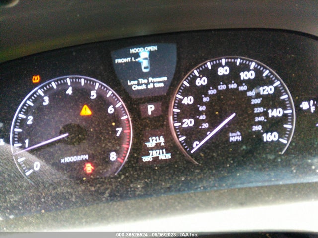2008 LEXUS LS 460 VIN: JTHBL46F985070760