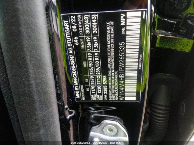 W1N4M4HB1PW265335 Mercedes-Benz Glb Glb 250