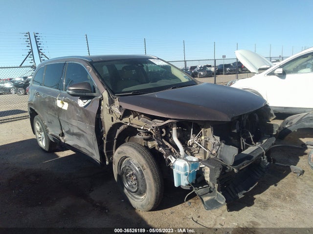 Toyota Highlander Limited 2017 5TDYZRFH0HS225876 Image 1