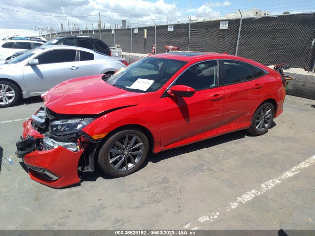 Honda Civic Sedan Ex 2019 2HGFC1F36KH650332 Image 2