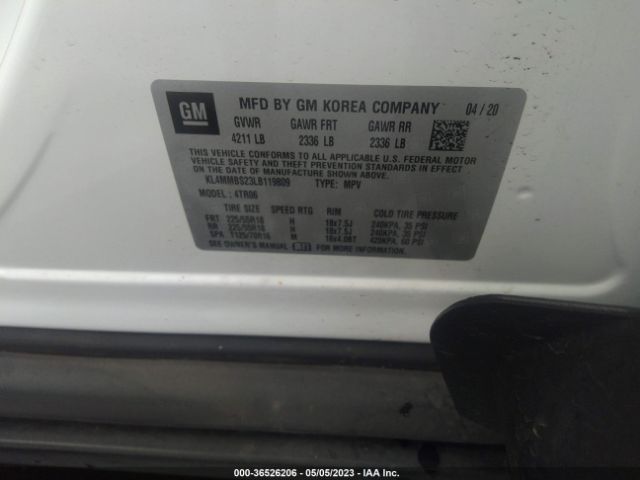 KL4MMBS23LB119809 Buick Encore Gx Preferred