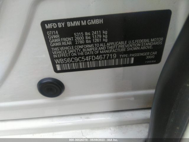 WBS6C9C54FD467719 BMW M6