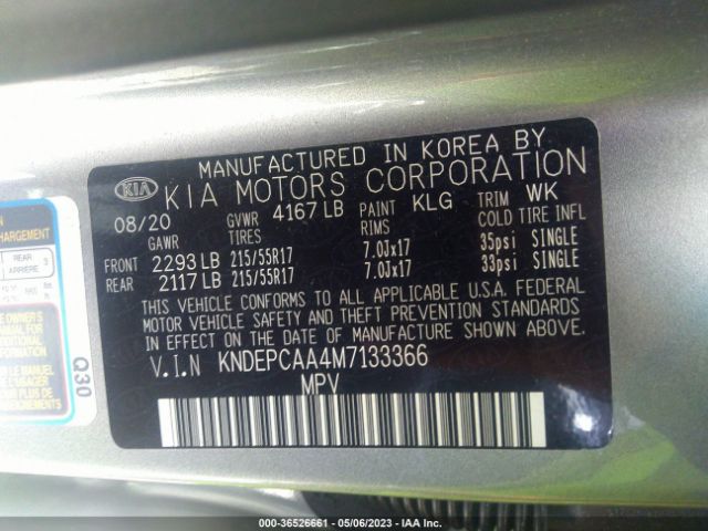 KNDEPCAA4M7133366 KIA Seltos Lx
