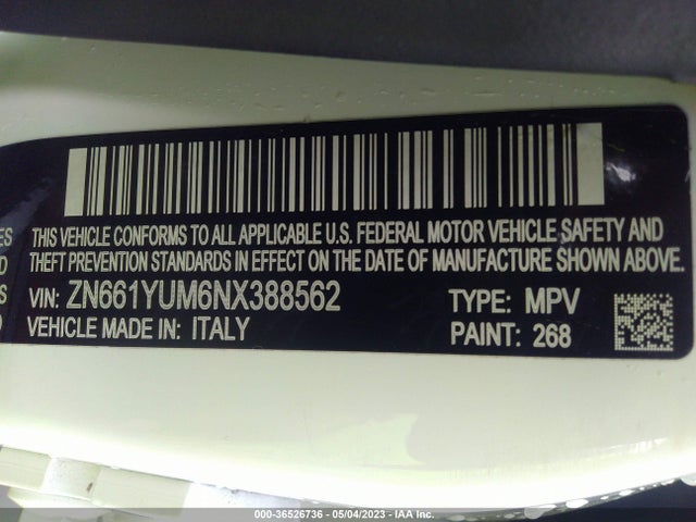 2022 Maserati Levante, VIN: ZN661YUM6NX388562