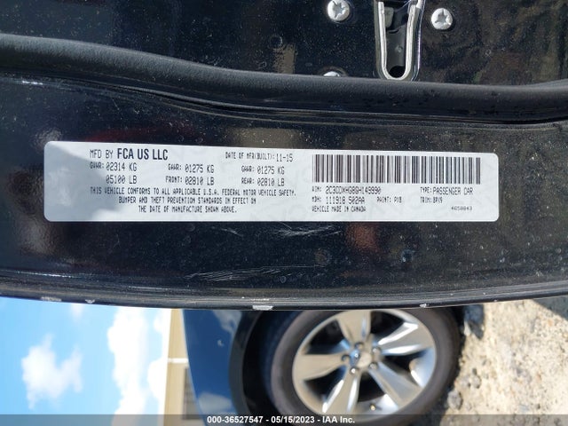 Dodge Charger Sxt 2016 2C3CDXHG8GH149990 Image 9