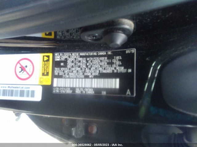 2013 LEXUS RX 350 VIN: 2T2BK1BA5DC192666