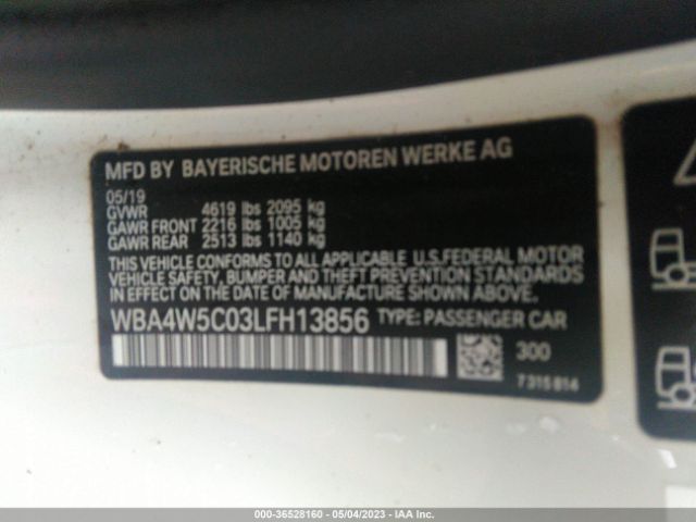 WBA4W5C03LFH13856 BMW 4 Series 430i Xdrive