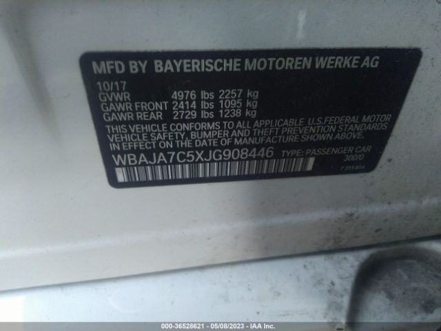 WBAJA7C5XJG908446 BMW 5 Series 530i Xdrive