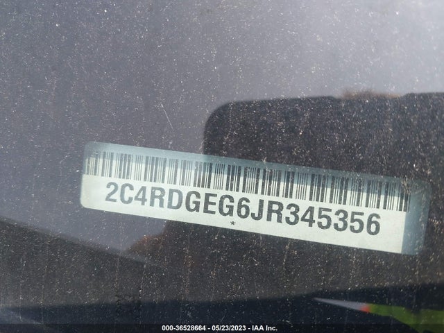 Dodge Grand Caravan Gt 2018 2C4RDGEG6JR345356 Image 9