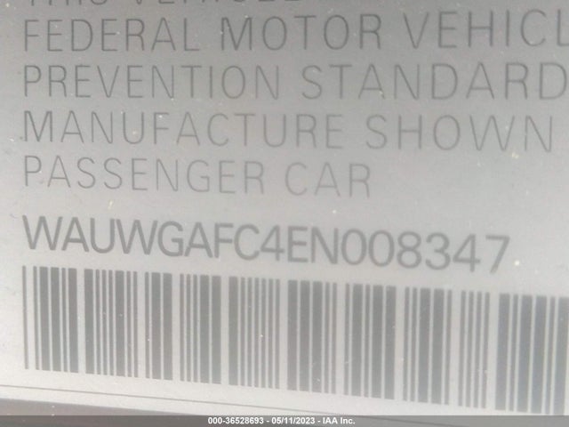 WAUWGAFC4EN008347 Audi A7 3.0 Premium Plus