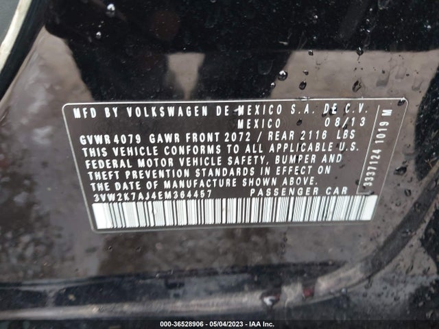 3VW2K7AJ4EM364457 Volkswagen Jetta Sedan S