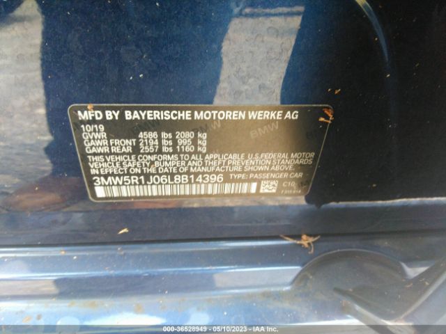 3MW5R1J06L8B14396 BMW 3 Series 330i