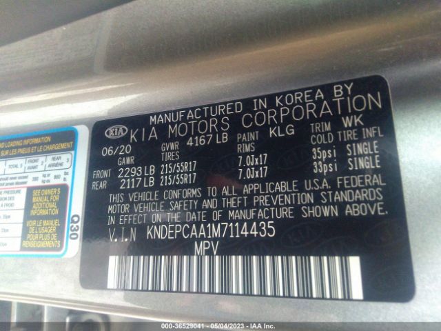 KNDEPCAA1M7114435 KIA Seltos Lx
