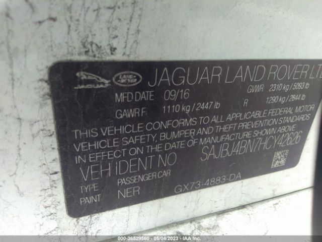 SAJBJ4BN7HCY42626 Jaguar Xf 20d Premium